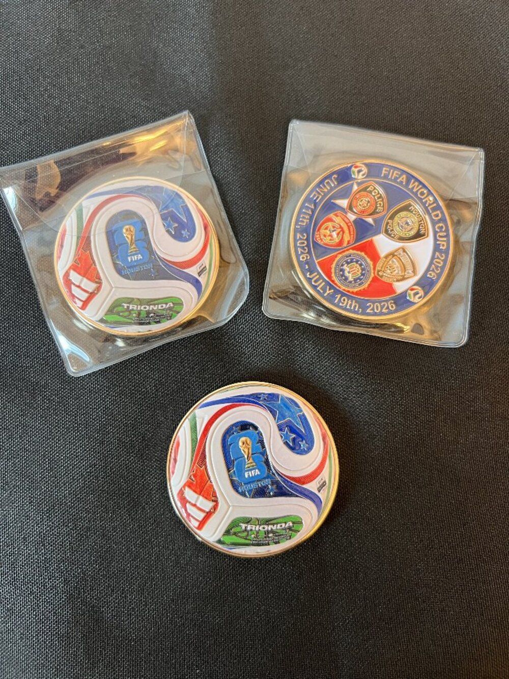 Houston Texas 2026 FIFA World Cup Police Challenge Coin